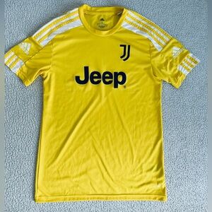Adidas Juventus Italy Soccer Jersey Men’s Size S Yellow Away